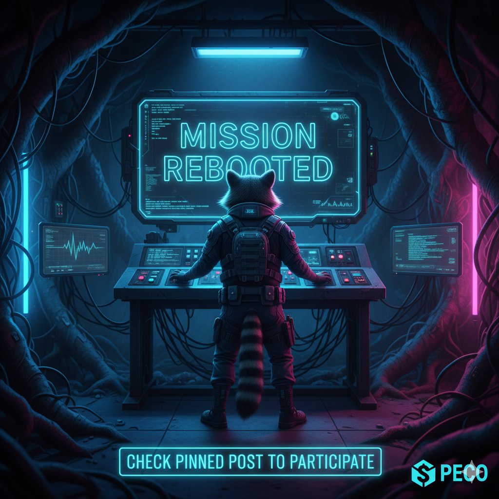 PedroRacoonCoin's tweet photo. I'M BACK, Raccoons! 🚀 The burrow went quiet for a bit, but the mission is far from over. Energy levels are 💯!

We're picking up exactly where we left off. The 2nd Airdrop is still on the horizon as we rebuild momentum.

🎯 Join the movement: Check our PINNED POST to participate. Let's grow this pack! 💎

#PECO #Solana #Airdrop