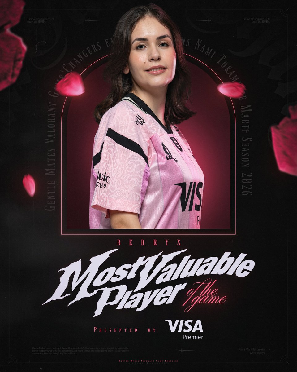 gentlemates's tweet photo. Elle était juste injouable

La MVP par @Visa_Fr est @berryxfps ! #M8WIN https://t.co/pR1vckyl9z