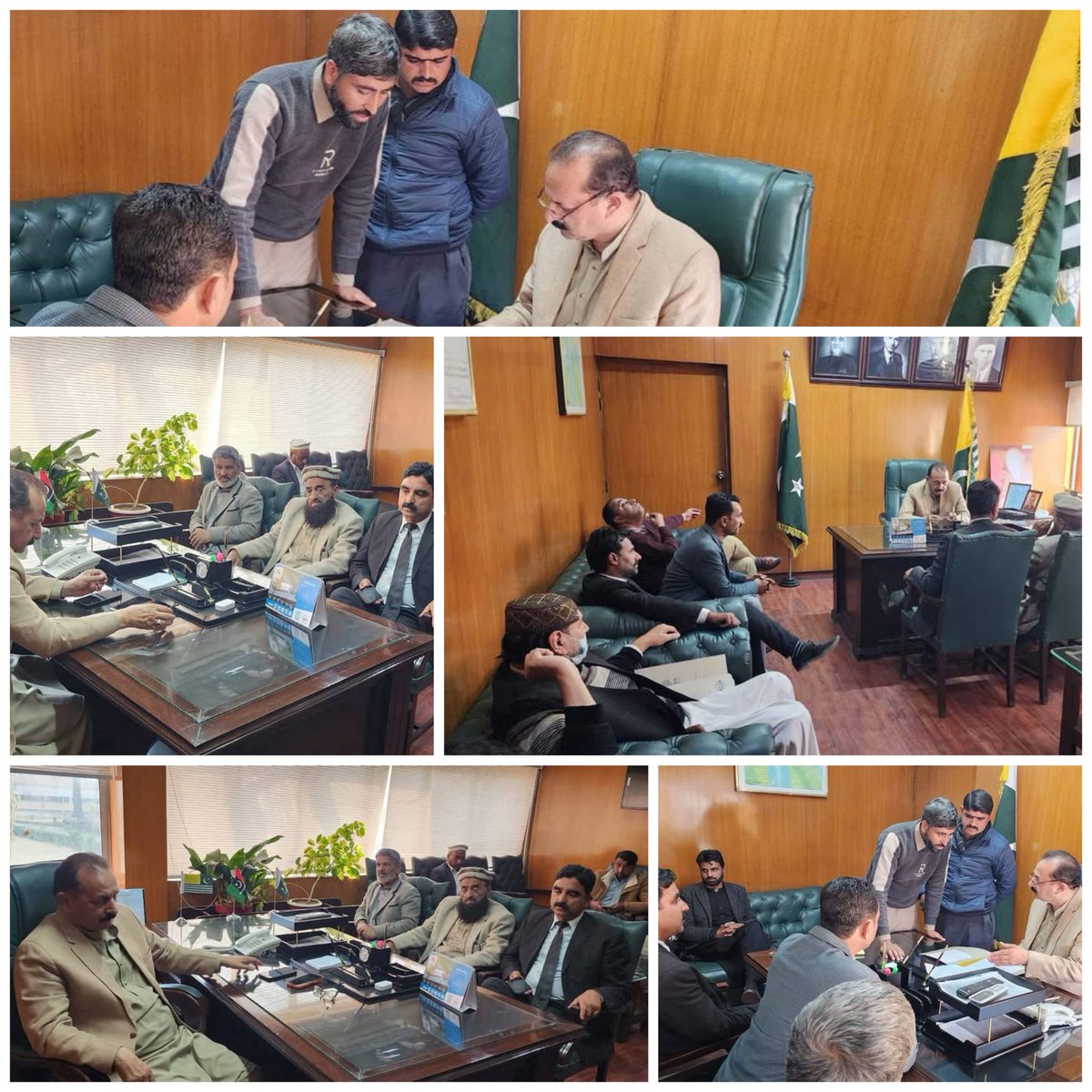 JavedAyoub's tweet photo. مظفرآباد :
وزیر جنگلات ، وائلڈ لائف و فشریز و ڈویلپمنٹ اتھارٹی سردار محمد جاوید ایوب خان سے مختلف عوامی وفود ملاقات کر رہے ہیں ۔
#PPPVision
#PPP_AJK
#AzadKashmir https://t.co/fZLeEi3Vax