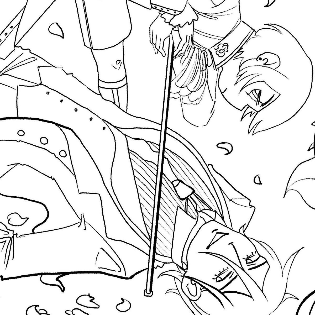 wip. suddenly felt the urge to draw them