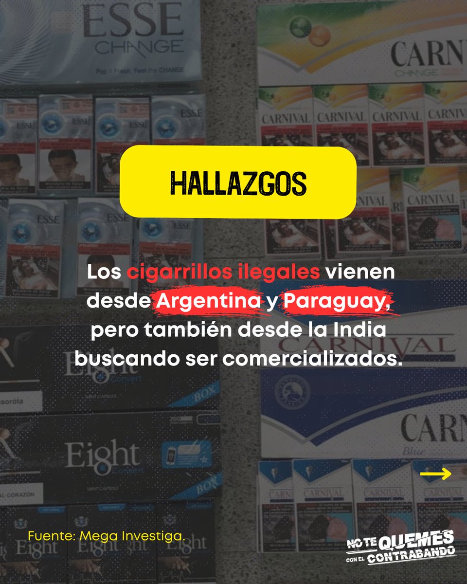 No_TeQuemes's tweet photo. Con millones de productos decomisados, las incautaciones muestran que no se trata de hechos aislados, sino de redes que operan a nivel continental.

Informarse es clave para entender que los productos ilegales no son inofensivos y la venta trae consecuencias graves para el país. https://t.co/APi94tX0zg