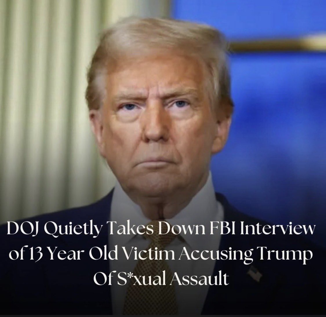 TealDonnell's tweet photo. @TheJusticeDept You cannot work at DOJ without being seen as an accomplice and Pedophile protector! https://t.co/MboU5S94dt