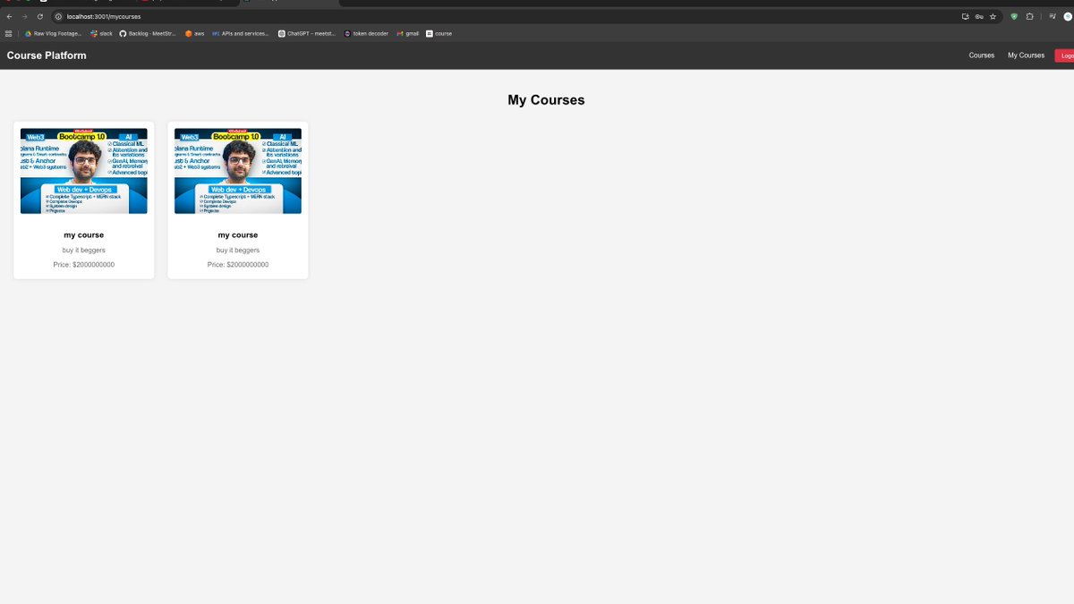 Nakul__'s tweet photo. Built a MERN stack website using MongoDB, Express, React &amp; Node.js 🚀
Not polished well since it was mainly a backend assignment — still learning and improving 🔥💻 https://t.co/KIjVrVaoOO