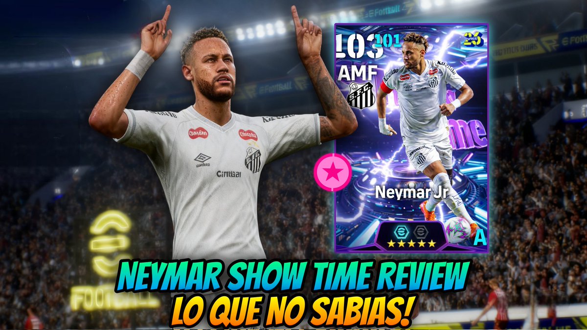 ElMaca03's tweet photo. Nuevo Vídeo🚨
🎁 Fiché a Neymar Jr BLITZ CURLER GRATIS🔥 Y Me Sorprendió POR ESTO!🤯 | Review👀 + Entrenamiento✅

Link: https://t.co/U6791ITN6q

#eFootball #eFootballMobile #eFootball2026 #NeymarJr #ShowTime https://t.co/d3q136O6lM
