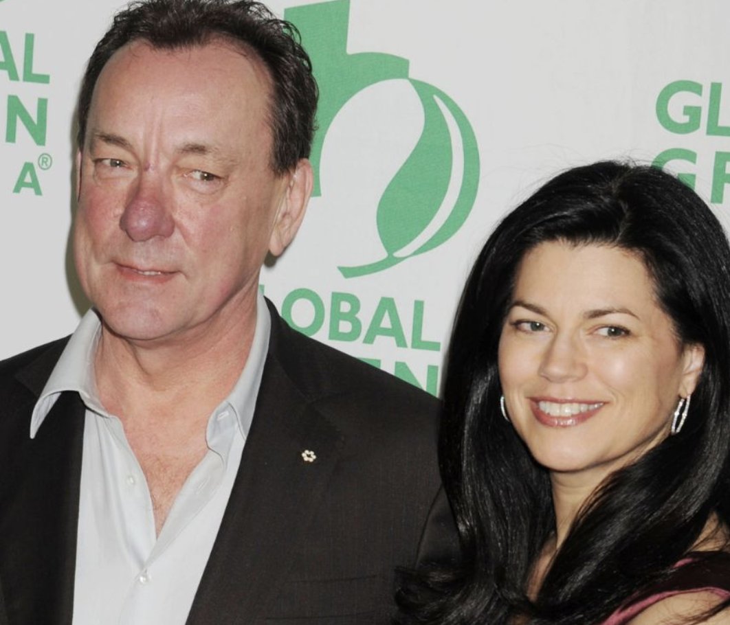 February 20, 2013 - Neil Peart and his wife Carrie Nuttall attended Global Green USA's 10th annual Pre-Oscar Party at the Avalon Hollywood and were photographed by the media upon arrival along with all of the other celebrity guests.