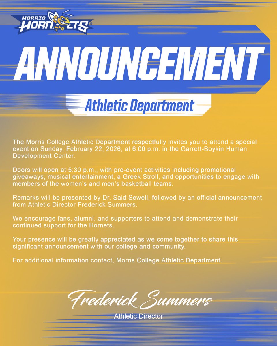 Morris College Baseball tweet media