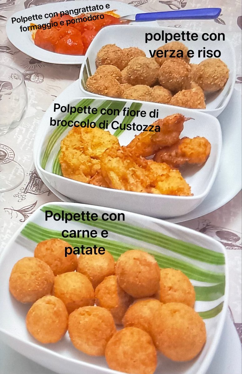 incucinacongina's tweet photo. Oggi “ Polpetta Day “ tipi di polpette saporite e sfiziose #chef #polpette #frittura #sfizi #food #cucinadicasa #CuocaADomicilio https://t.co/UiZOIe7uGv