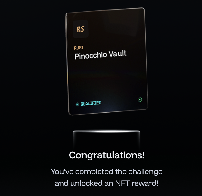 lukacskrisztian's tweet photo. Completed the BlueShift "Pinocchio Vault" Rust challenge at Rust Nation UK!
Built a lamport vault program on Solana using Pinocchio (no_std) — deposit/withdraw with PDA-signed CPI.
Repo: https://t.co/HexzKZCwnT
#Solana #Rust #BlueShift #SuperteamUK #RustNationUK https://t.co/VNi1fUeUrA