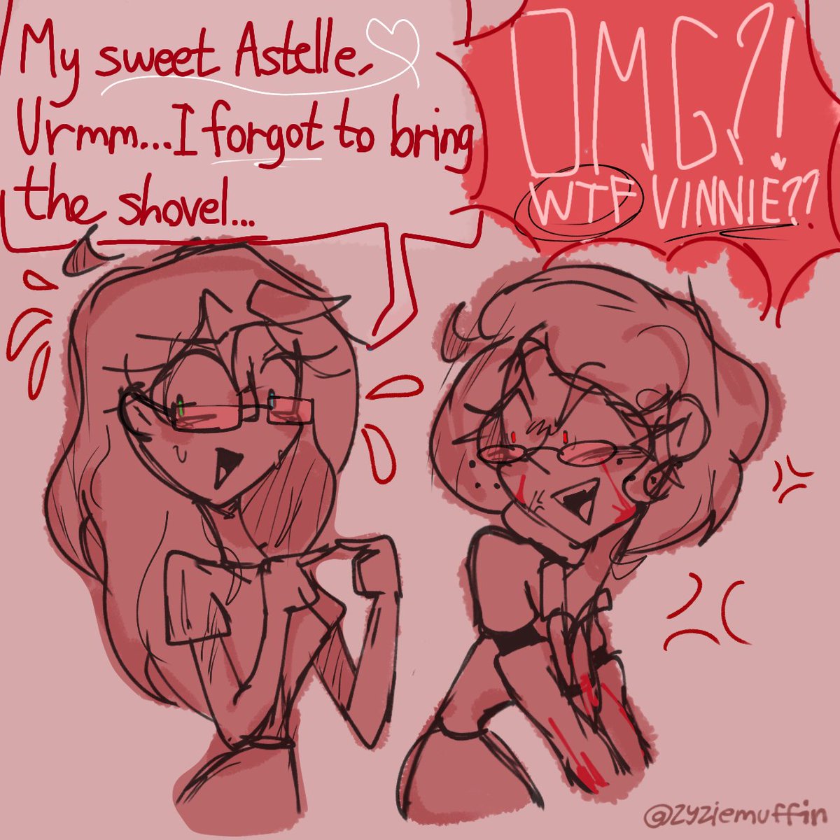 purplestarzy's tweet photo. YURI MURDERMEDIA AGAIN!! It's almost 3 AM rn help💔

#murdermedia #yuri #RadioStatic #HazbinHotel #alastor #vox #femaleau #GenderSwap #doodle https://t.co/05bbRvbbLc