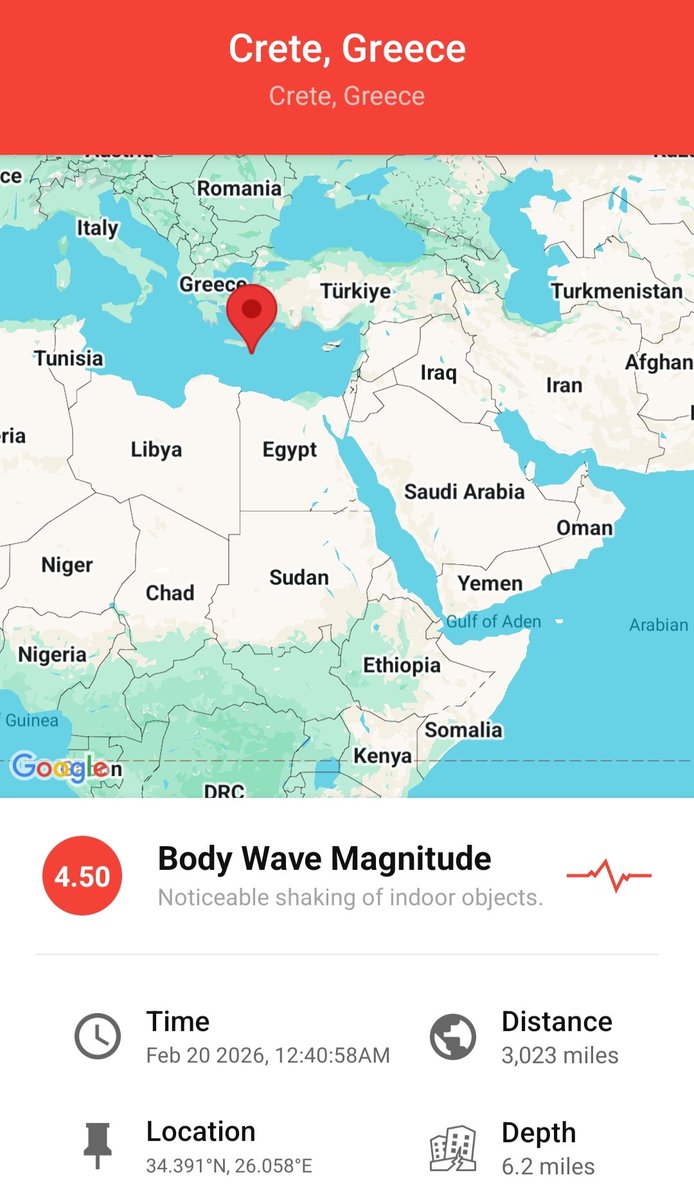 Earthquake M 4.5 Greece 🇬🇷
#Deprem #σεισμός #Terremoto 
#earthquake #Greece