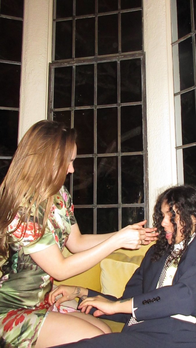 lilyrosedrus's tweet image. 070Shake shared photos with Lily-Rose on her Instagram story ❤️❤️❤️