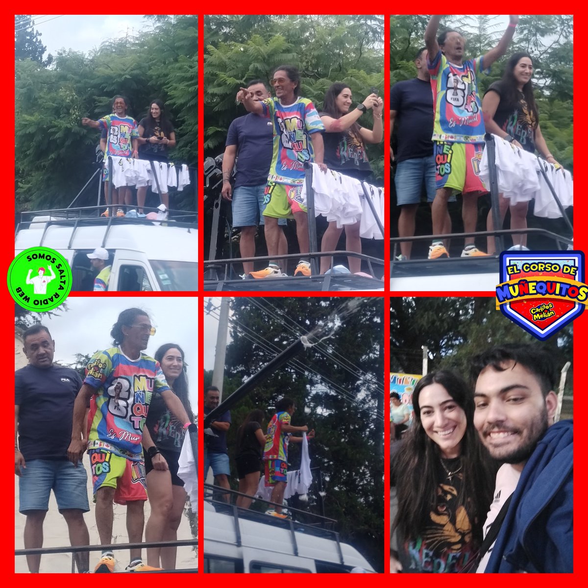 Somossalta21's tweet photo. Somos Salta radio Web 
Buenas Tardes Queridos Amigos Compartímos Algunas Imágenes del Corso del Muñequitos 2026 de Carlitos Melian.
El Fundador participó del Carnaval de los Niños Junto a Carlitos Melian y Julián Melián. Participó la Secretaría De Turismo,Deporte Y Cultura.
#SSRW https://t.co/HkE3GBm19B