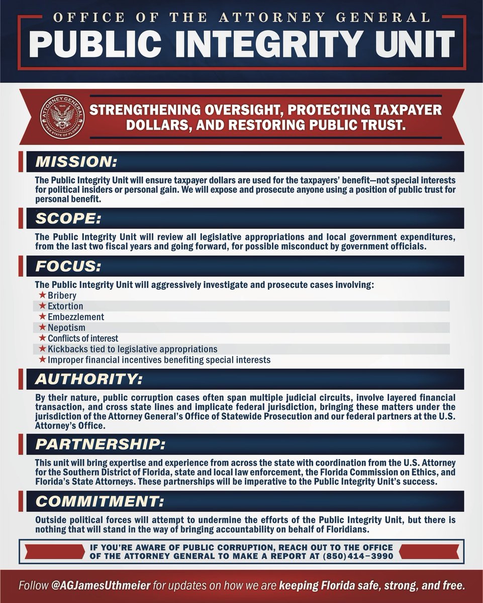 Attorney General James Uthmeier tweet media