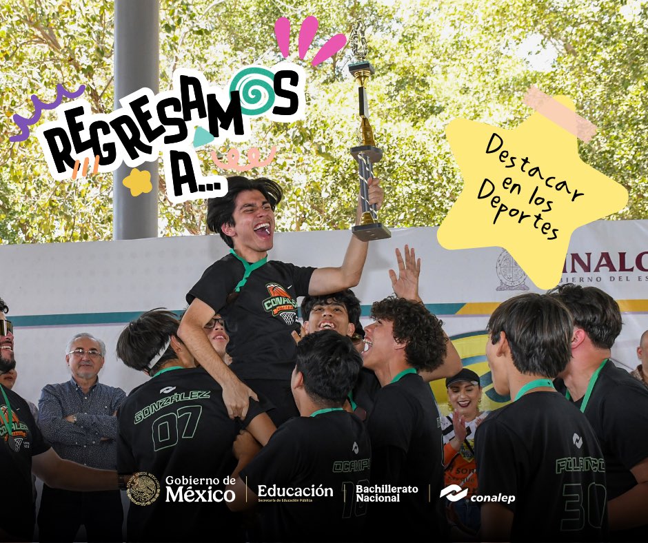 Tu constancia y pasión son herramientas poderosas que te impulsan a alcanzar el éxito en todo lo que te propongas, este semestre vamos por nuevos logros.  #RegresoAClases

#OrgullosamenteCONALEP
#somosmasqueunaprepa
#YoElijoSerCONALEP