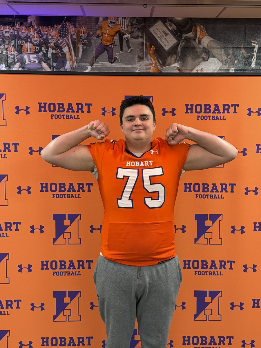 CalebChamp7523's tweet photo. After a great visit I am super excited to say that I have received my 8th offer to play for @HobartFootball @Coach_DeWall @Liam_FMurphy_ @coachwilliams https://t.co/A1cK6j7vH0