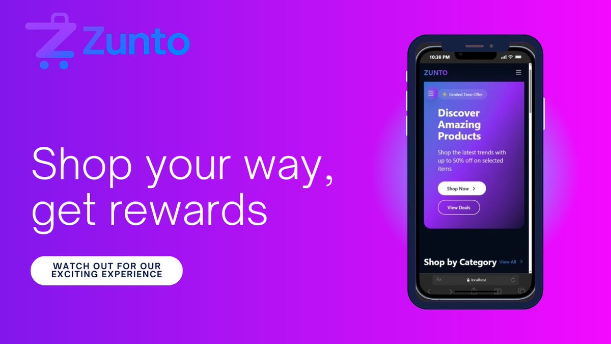 ZuntoProject's tweet photo. Itโs gonna be something big๐คฏ and a beginning to a new milestone ๐ฃ. Therefore we urge you to sit back and wait for more intriguing update like this. #Tech #OnlineStores #ShopWithZunto #ShopSmart #ShopOnline https://t.co/RksJp2xVM8