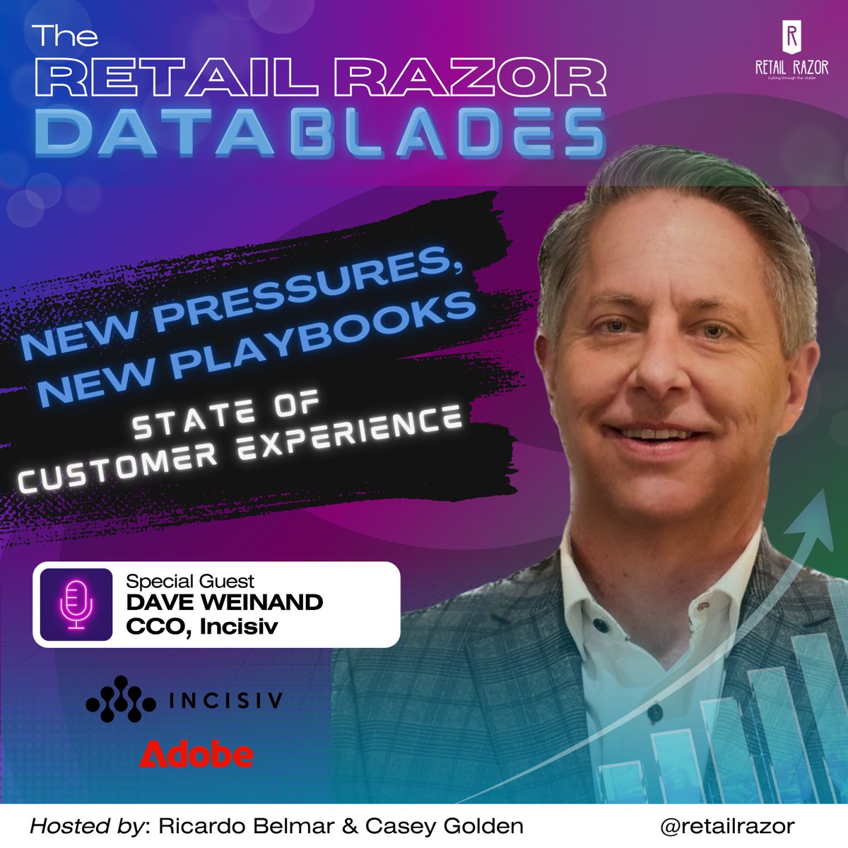 RetailRazor's tweet image. #Retail #personalization is falling behind.

In our new #DataBlades episode, we break down the @Adobe &amp;amp; @IncisivIO State of Customer Experience research w/Dave Weinand and explore why customer expectations are outpacing retail marketing.

go.retailrazor.com/DBs2e4

#TopRetailExpert