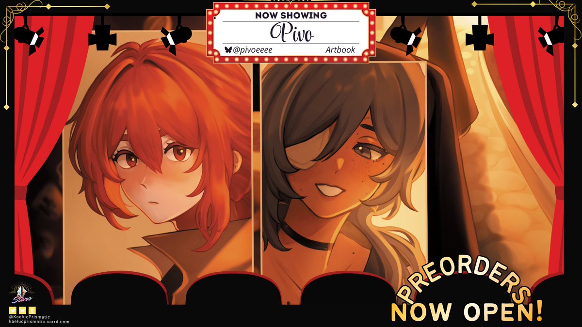 I'm sooo happy to show a teaser of my piece for the Prismatic Stars' artbook!!❄️🔥
#Kaeluc #PrismaticStarsKaeluc