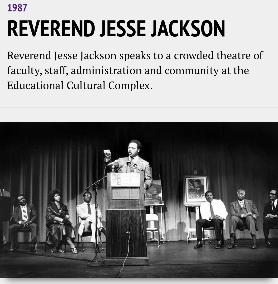 SDCCEEDU's tweet photo. Honoring the life of Jesse Jackson, we remember his powerful visit to the ECC, where he inspired our SDCCE community with a message of equity, opportunity, and education.
His legacy lives on in the hope he instilled.
#SDCCE #JesseJackson #EducationalCulturalComplex https://t.co/69lsHMBImx