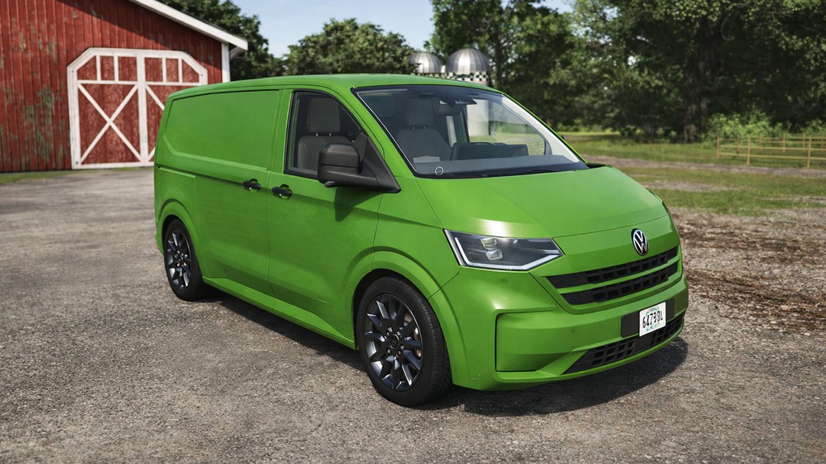 fs25modhub's tweet photo. Volkswagen Transporter T7 v1.0 | FS25 Mods
https://t.co/Bs2COnHnyZ

The Volkswagen Transporter T7 is a versatile FS25 van priced at 23000 credits, offering multiple color choices, six tire options and etc.

#FS25 #FarmingSimulator25 #FarmingSimulator https://t.co/Rmnpm1n4BB