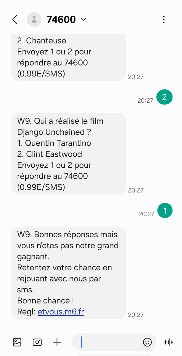 DelamareChrist6's tweet photo. @TBT9_W9 @WespiserD C'est de l'arnaque votre jeu ! Le tirage au sort n'existe pas ! J'ai joué deux fois pour tester et les deux fois le tirage était fait bien avant la fin ! https://t.co/tE9G8EtN4j