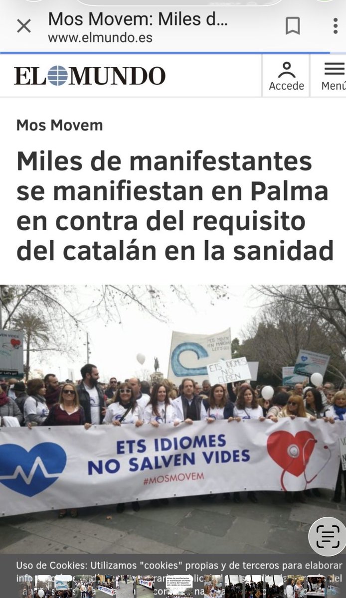 mosmovem's tweet image. Hace ocho años que salimos a la calle contra el #decretazo impuesto por @F_Armengol a los médicos.

Consideró que sin título de catalán no podías trabajar en la sanidad balear
#MosMovem @pliseducacion @ForoBaleares @ProuNvdv @foroprofesores @ShaAcabat @CCivicaCatalana