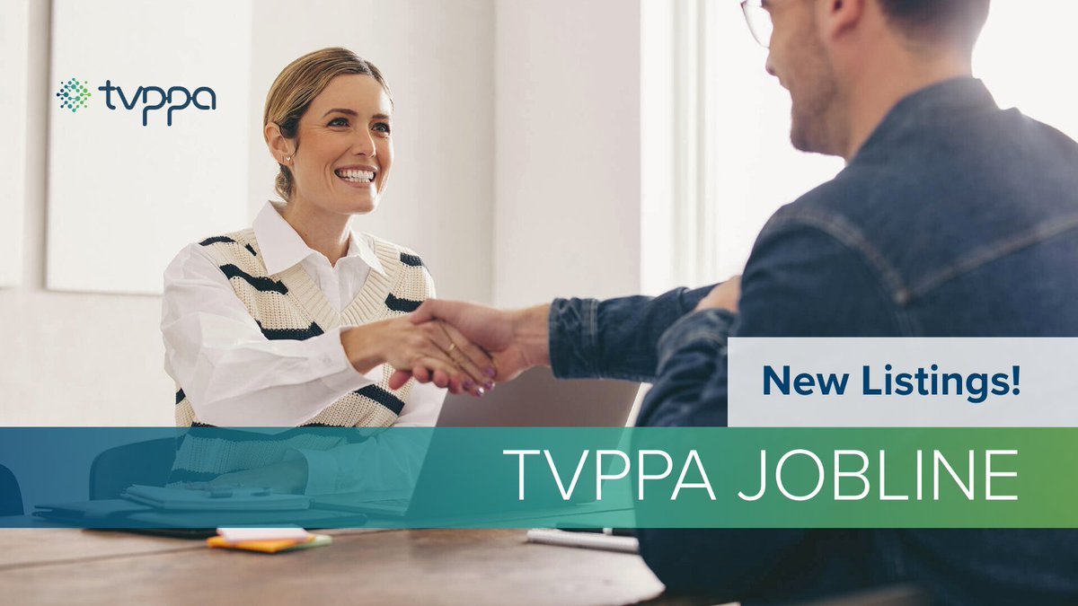 New career opportunities are available on #TVPPA's Jobline! 🚀 Level up your career and apply now to open roles for leaders, accountants, engineers, and more: tvppa.com/jobline