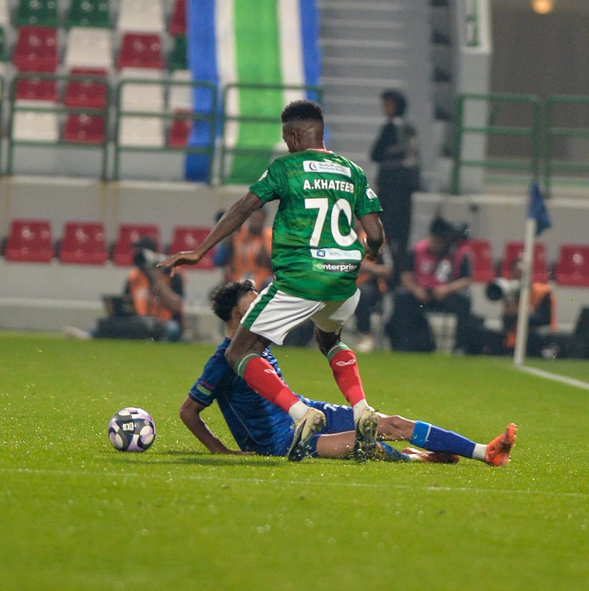 SPA_Spor's tweet photo. الشوط الأول من مواجهة الاتفاق والفتح، ضمن الجولة الـ (23) "جولة يوم التأسيس" من الدوري السعودي للمحترفين.
#واس https://t.co/Olp6a4ayZ1