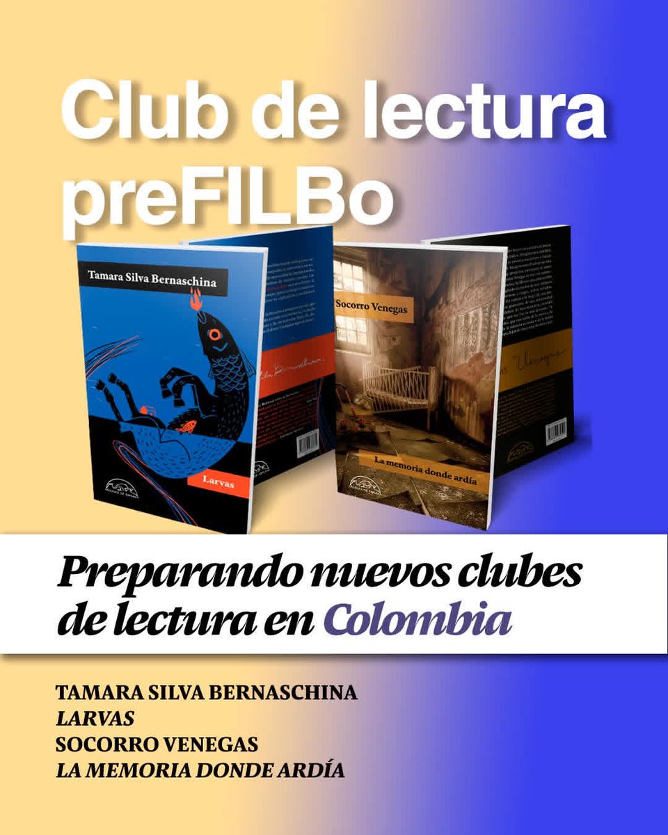 📕¿Ya te inscribiste a los clubes de lectura pre - FILBo? El primero inicia este sábado. Los invitamos a participar en los dos encuentros virtuales que organiza <a href="/PlazayJanesCol/">Plaza & Janés Editores Colombia S.A</a> junto con librerías amigas

➡️Inscríbete a través del correo comunicaciones@plazayjanescolombia.com