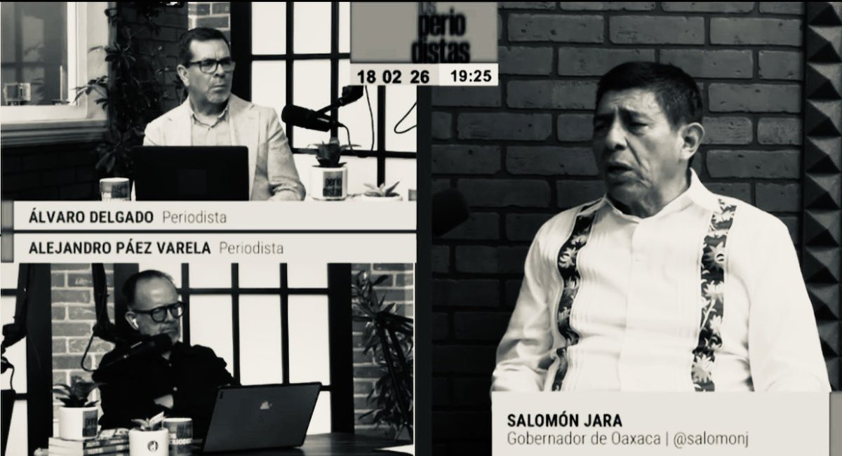 ¿¡No que mucho escuchar al pueblo y “relanzamiento”!?

A los periodistas de Oaxaca les dice una cosa y a los nacionales les dice otra.
Este mentiroso de Salomón Jara ya está enfermo en su propio engaño.
Por la mañana dijo que escuchó la #Revocacion y tomó medidas por el nepotismo