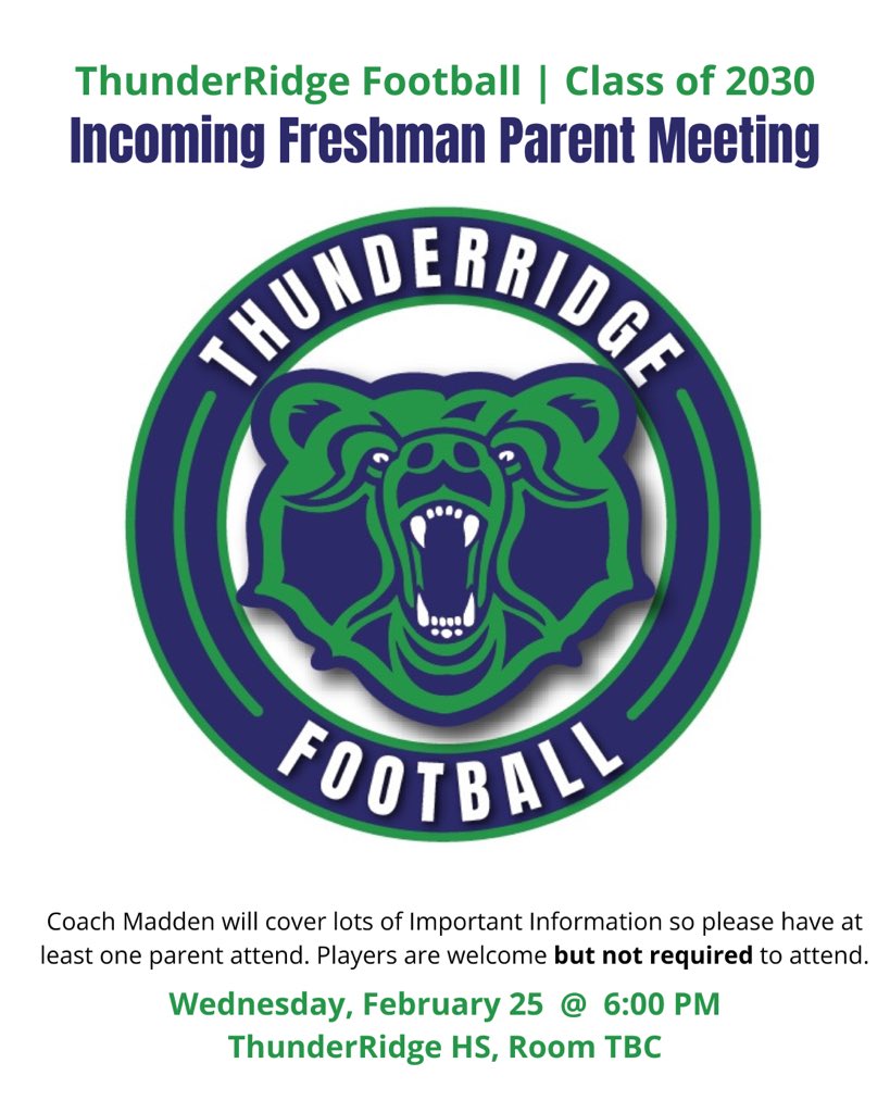 ThunderRidge Football tweet media