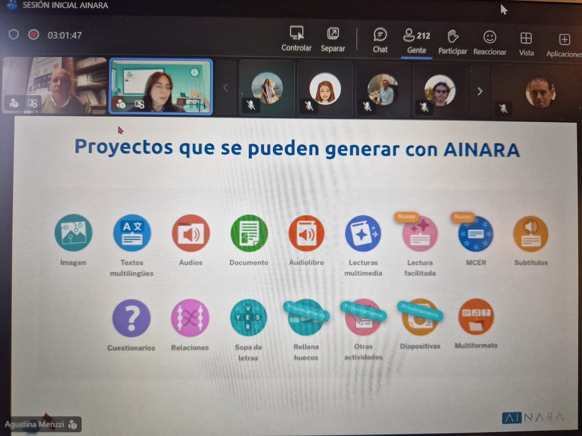 cfiemiranda's tweet photo. 1°Sesión de formación #CentrosBITS @Ceip_Principe. @SmileandLearn con la herramienta AInara:
✅️ Introducción a la IA generativa para docentes con Agustina Merizzi, Daniela Castrillón y Víctor Sánchez
#formaciónCyL https://t.co/LTC8jGr0JE