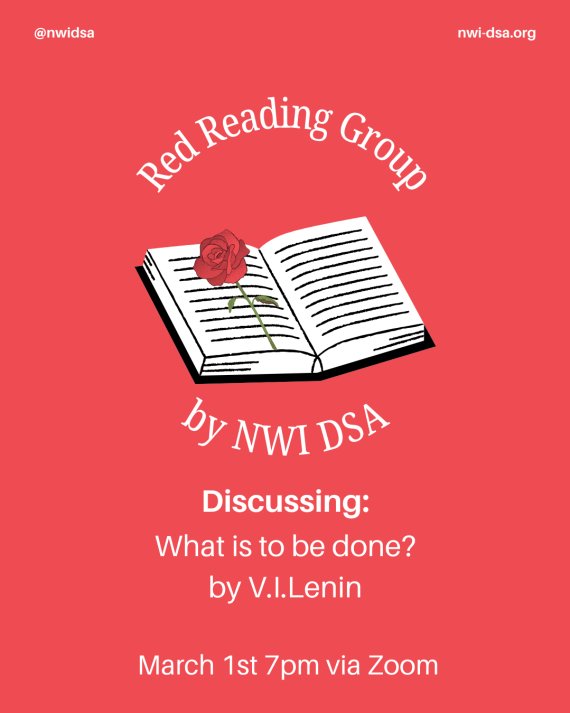 nwidsa's tweet photo. "What is to be done?" Book Discussion Via Zoom. RSVP;https://t.co/I7EXMfDpqp https://t.co/lJ9FTqDU8x