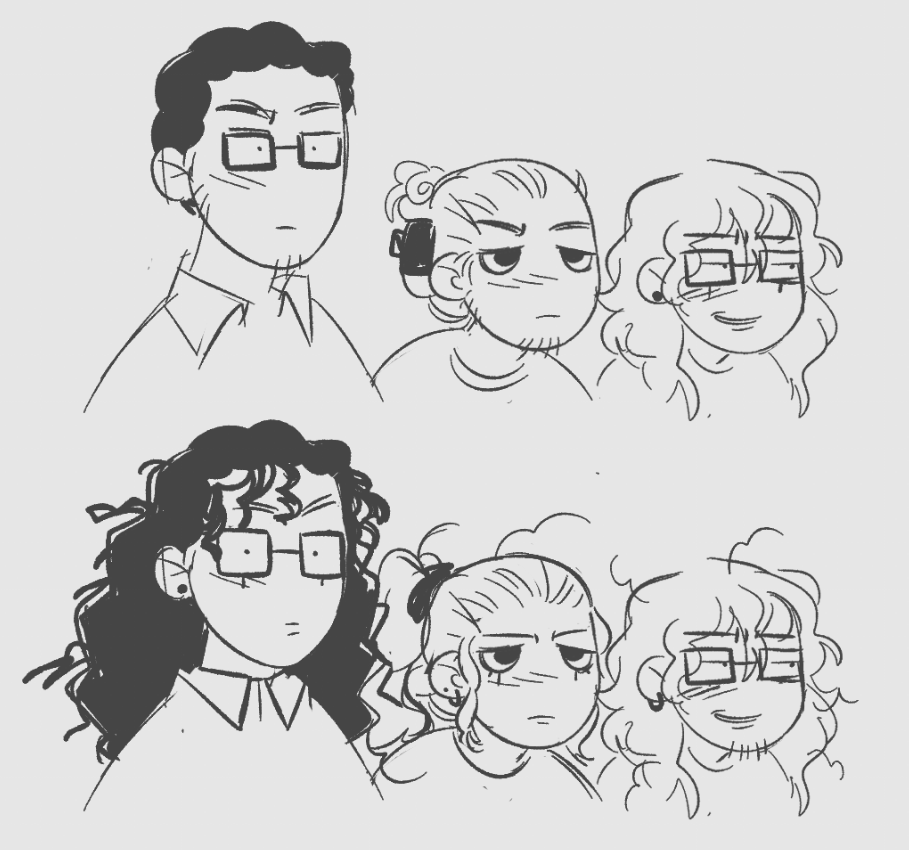 sometimes I genderbend my friends