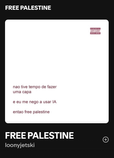FREE PALESTINE DISPONIVEL NO SPOTIFY !

PROD BLAMECRXZ X VINICIO
