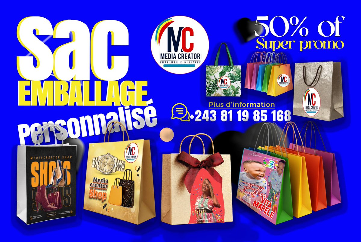 feutorrent's tweet photo. Pour vos livraisons, faites la commande des sacs en carton personnalisés chez Mediacreator. https://t.co/eMLdk24RGE
