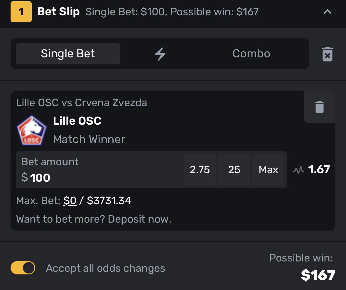 {menace.com/?ref=KJ3SKH3YS}

Lille got me on this night Europa Match  😜

🚨News Guys🚨

Use { ТТ100 } promo code to get 100% for first deposit (up to $100)