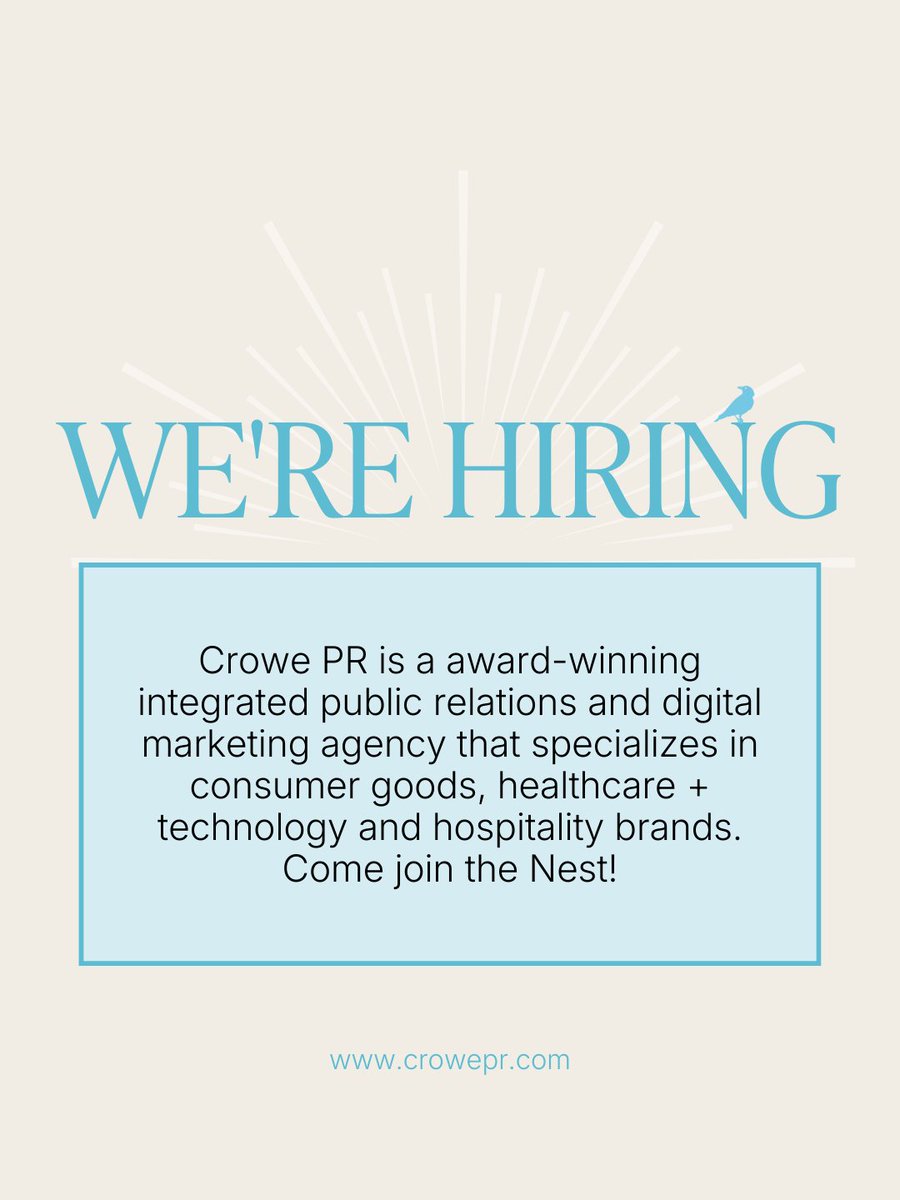 Crowe PR tweet media