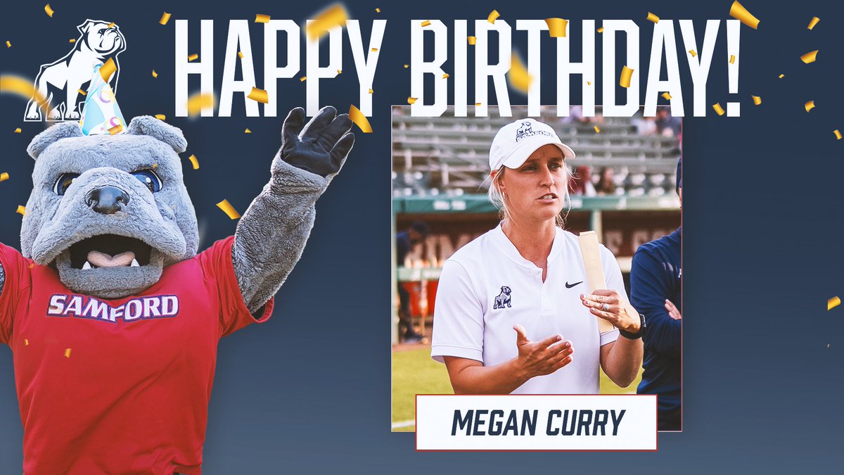 Happy Birthday to Samford great and head coach <a href="/megdcurry/">Megan Dowdy Curry</a>‼️ Hope you have a great day 🎂🎉

#AllForSAMford