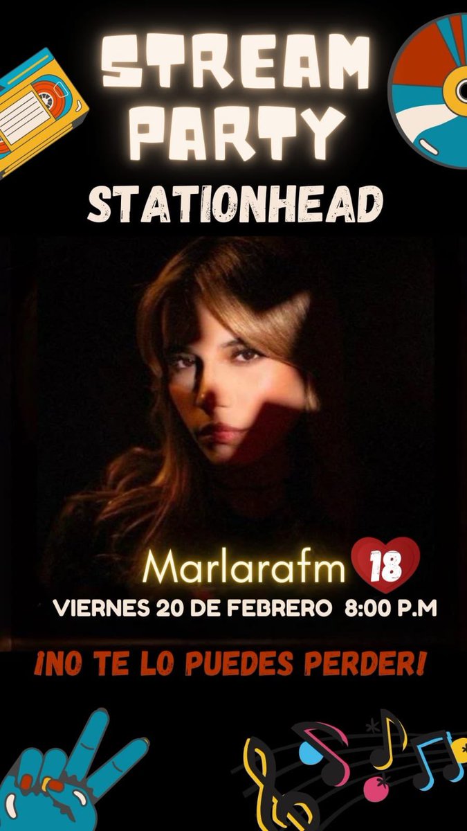 ✨ ¡Este viernes nos encontramos en STATIONHEAD! 🎧🎶✨

Se viene una noche increíble, celebrando el gran estreno de 18 ❤️ 
Este viernes promete sorpresas, diversión y risas garantizadas 😍🔥

¡Los esperamos para disfrutar juntos y vivir un momento espectacular! 💃🎶

🗓️ Viernes