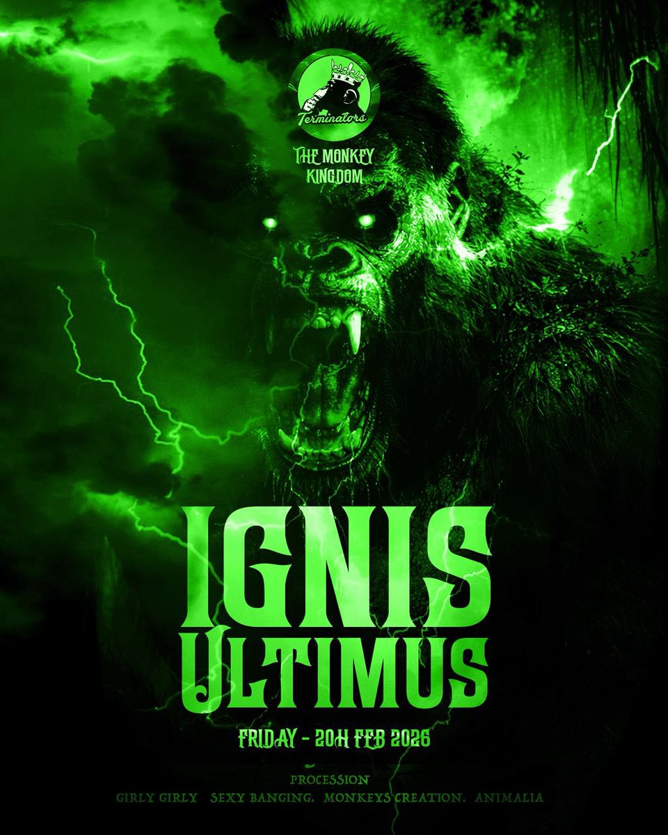 Kingdomsgh's tweet photo. 🔥 IGNIS ULTIMUS 🔥

When the storm speaks and the ground trembles,
the Final Fire rises.

Eyes of fury.
Roar of thunder.
Flames that consume the weak.

This is not a warning—
this is IGNIS ULTIMUS.

ENTER… IF YOU DARE. 🔥
📆 FRIDAY, 20 02 26
⏰WMT O’CLOCK https://t.co/T31aMx3LYG