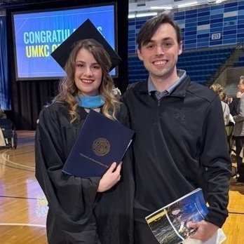 HESA_UMKC's tweet photo. It's time for a graduate spotlight!
Cori Corrado walked the stage in December, earning her Masters in Higher Education Administration. 
Congratulations on your graduation and we can’t wait to see all you do in the future! https://t.co/b6mC512dip