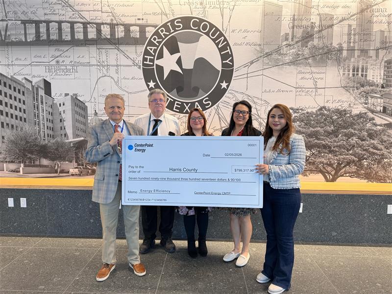 HarrisCountyOCA's tweet photo. The Harris County Office of Sustainability is officially Government Entity Top Performer of the Year by @CenterPoint Energy, earning $799,317.90 for cutting peak energy demand with smarter HVAC, chiller & LED upgrades. Lower costs. Bigger impact! https://t.co/dWOMvmy8nc
#HCgreen https://t.co/ZWx5ISMBrN