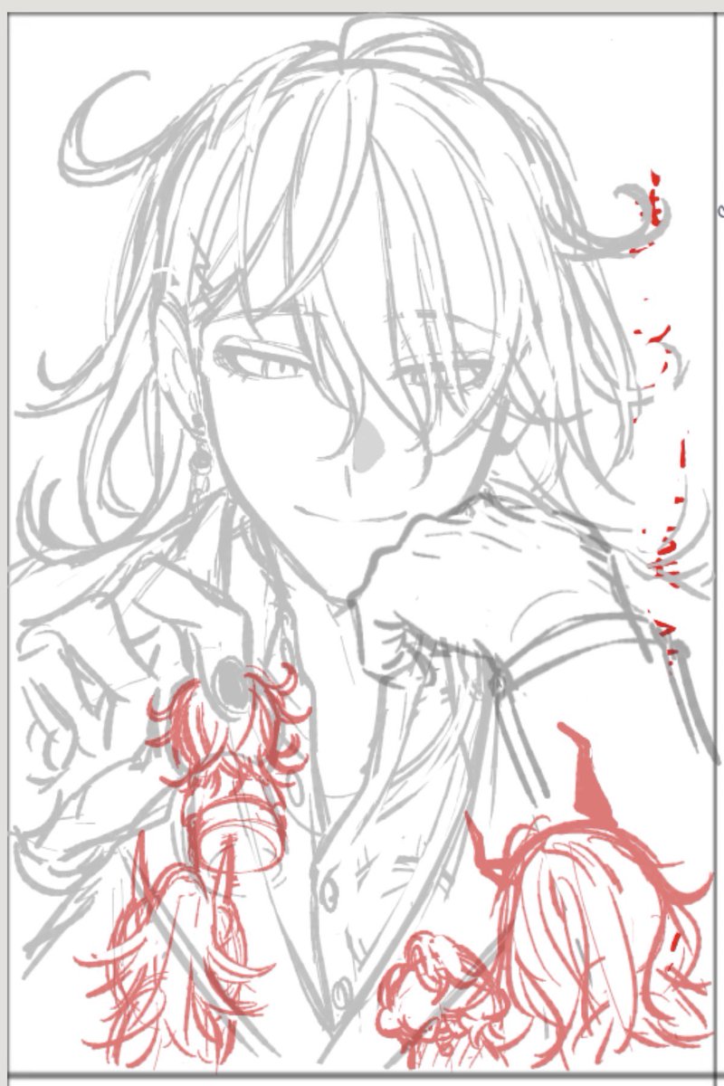 最近はちゃんと線画してたりする