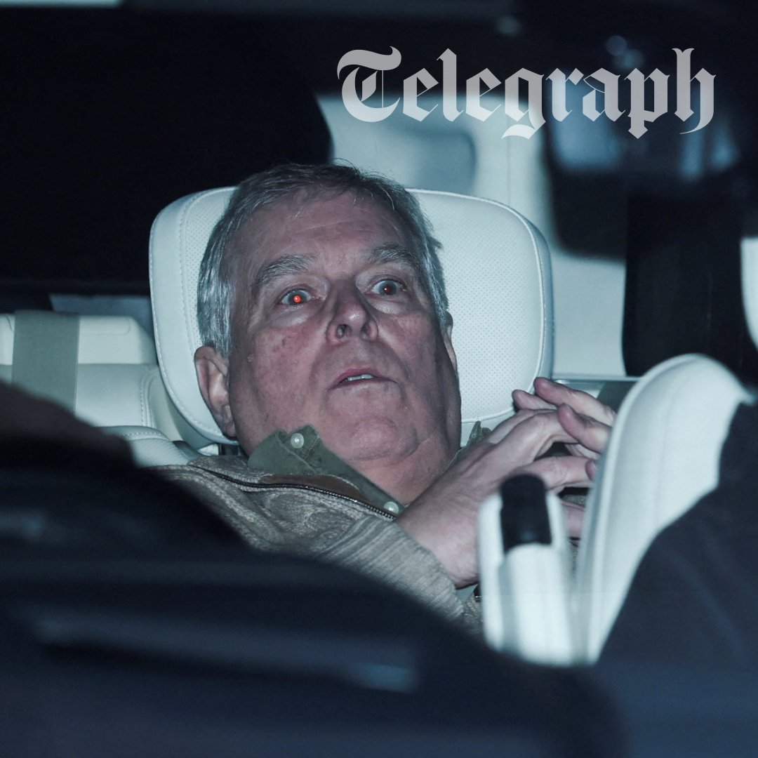 Telegraph's tweet photo. 📸 Pictured: Andrew released from custody

Find out more ⬇️
https://t.co/yBP0fTyK3m https://t.co/7fuK0C0sJc