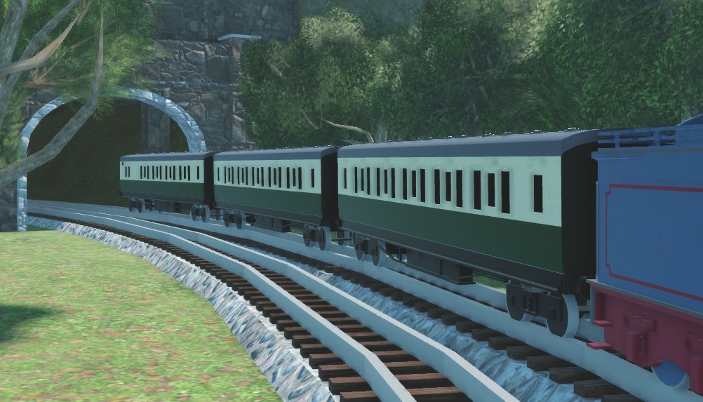 Lowekrow's tweet photo. "Don't make such a fuss! Don't make such a fuss!"

Our next debut isn't an engine this time, but instead, it's the Season 1 Express Coaches!

11 liveries! Including 5 holiday liveries!
4 roof options
88 total possiblities!

Will you be using them once this update is out? https://t.co/F3vJMxdA7G