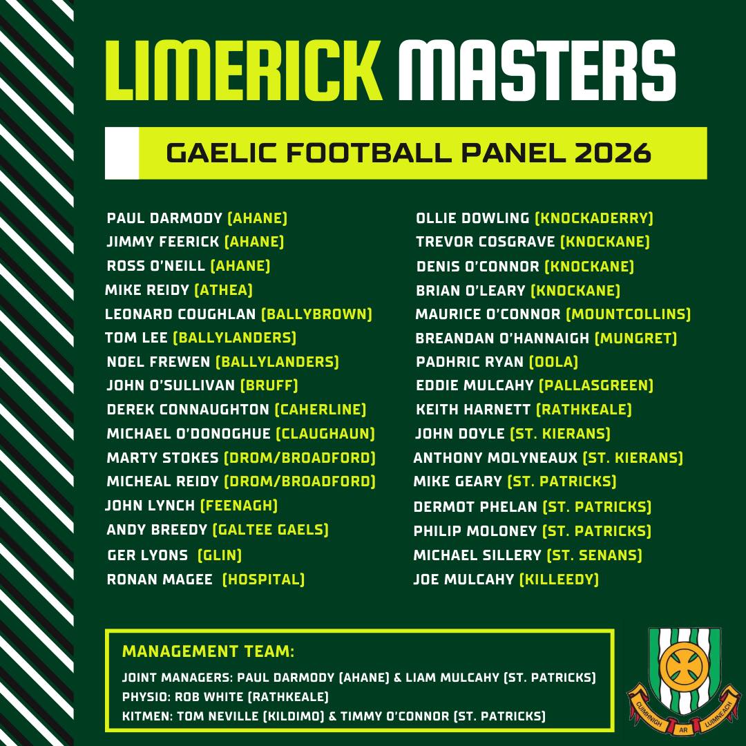 Limerick Gaelic Masters tweet media