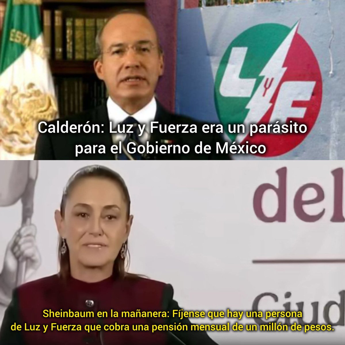 Años lucró políticamente el obradorismo con el caso de Luz y Fuerza del Centro para que Claudia Sheinbaum terminara dándole la razón a Calderón en que la paraestatal era un nido de corrupción e ineficiencia.

La historia siempre pone a todos en su lugar. Los tecnócratas se