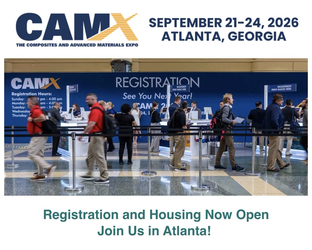 CAMX - The Composites and Advanced Materials Expo tweet media