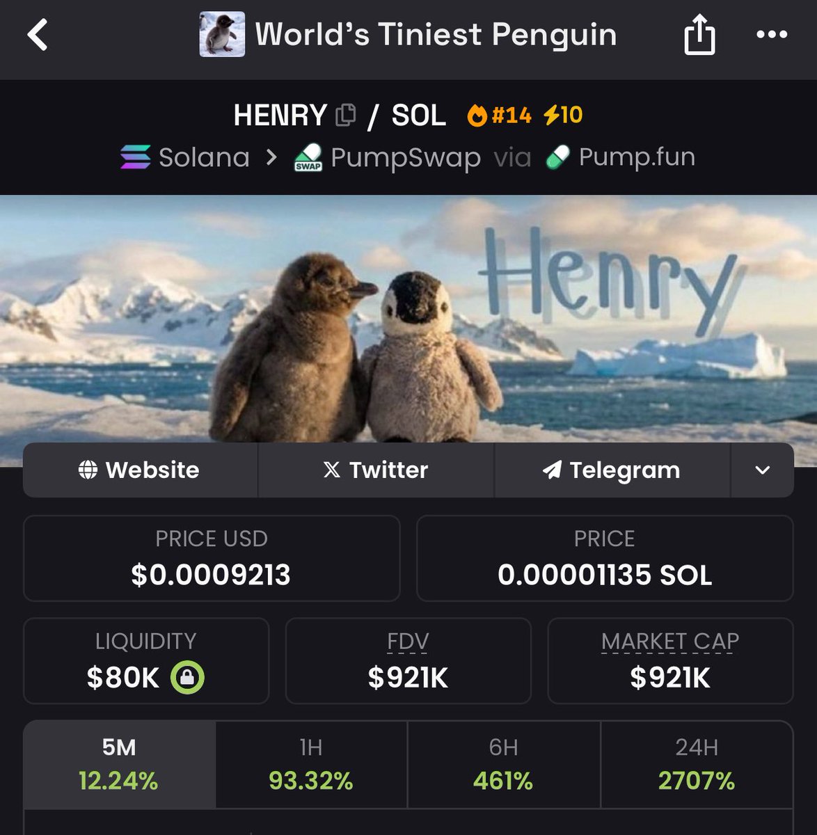 Send it to millions $HENRY